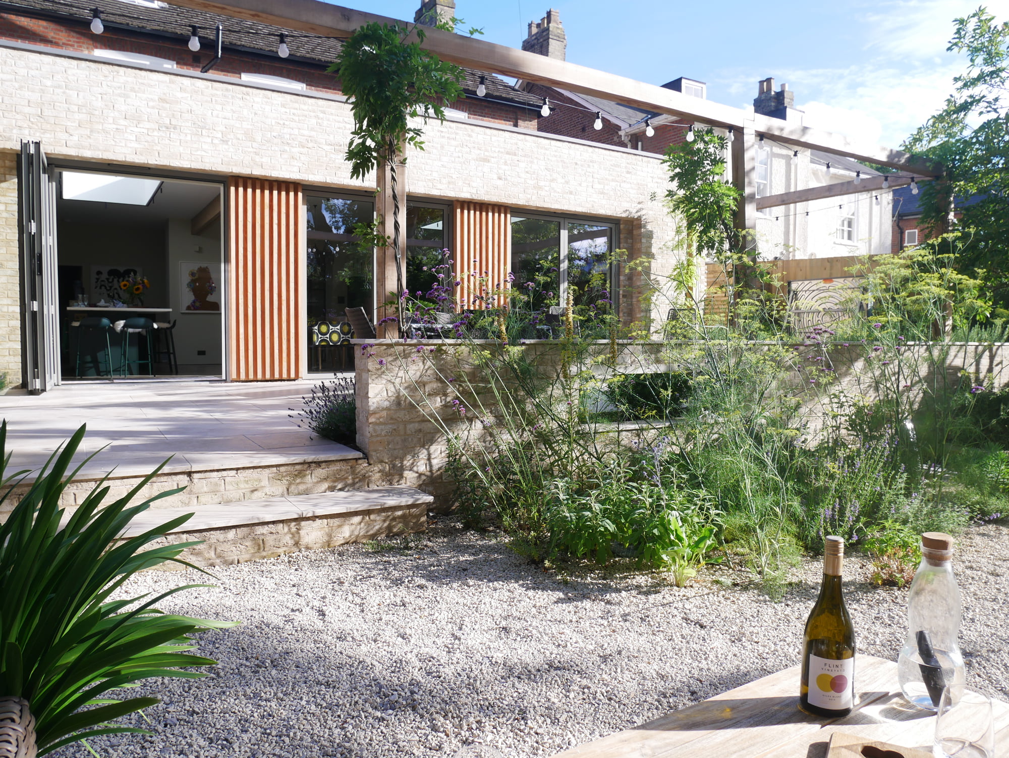 View of house from the garden