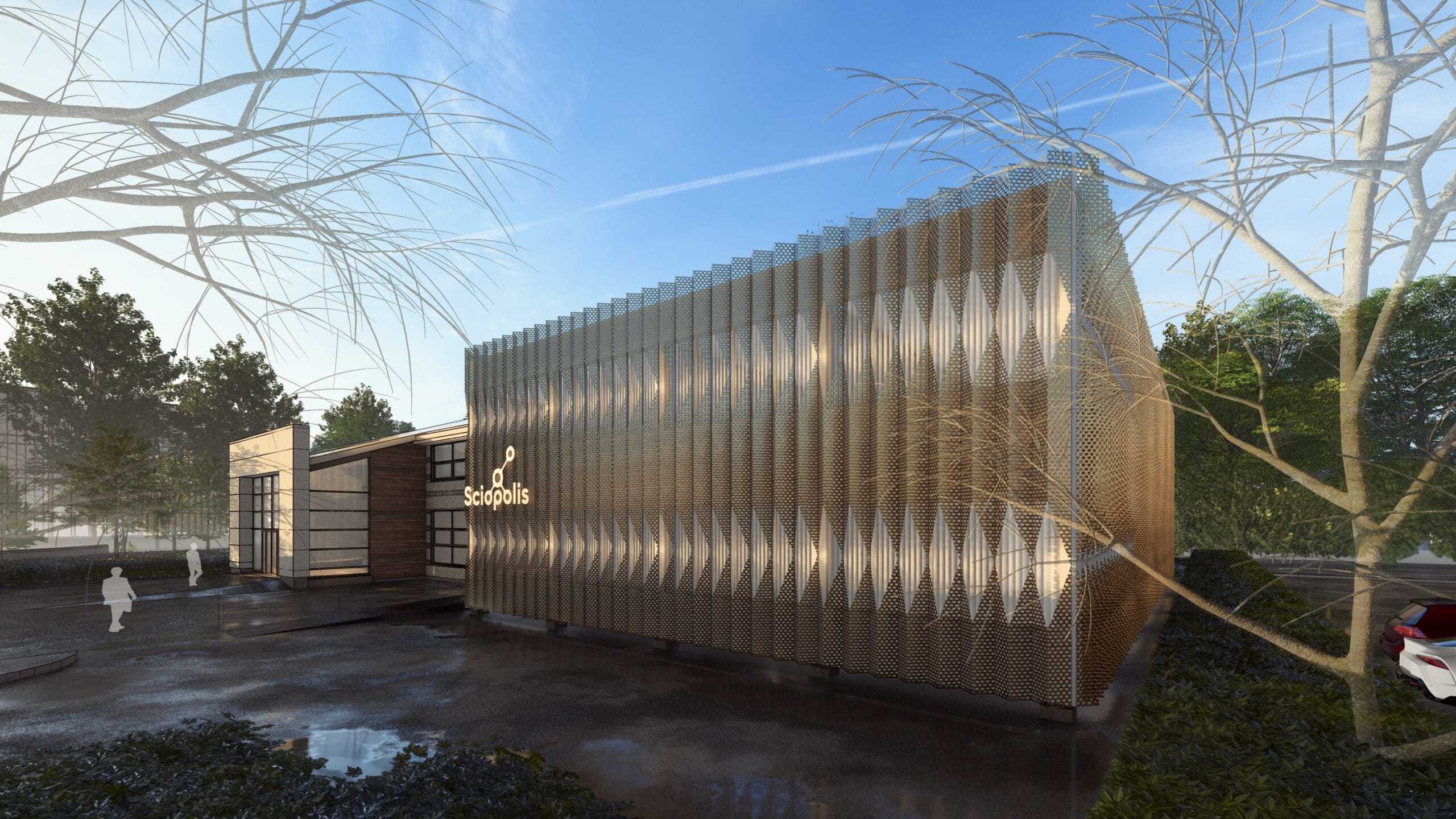 Render of a science lab