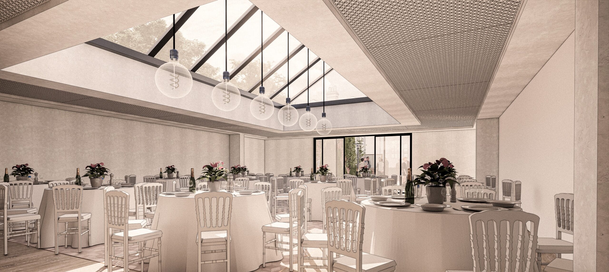 Internal view of a Bistro